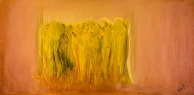 Estela Pesenti 016 Mujeres en circulo II 120x60 1
